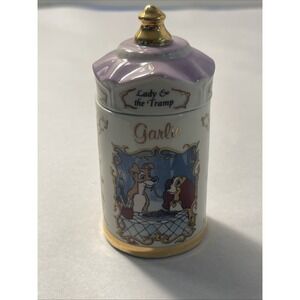 Lenox Disney Spice Jar Collection Lady and the Tramp Garlic Fine Porcelain 1995
